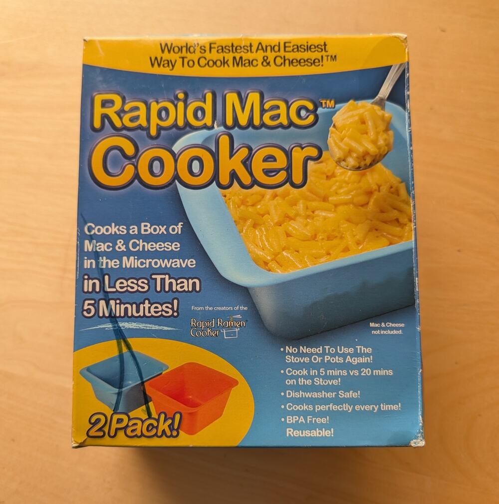 🧨NWT 2 Pack Rapid Mac Cooker